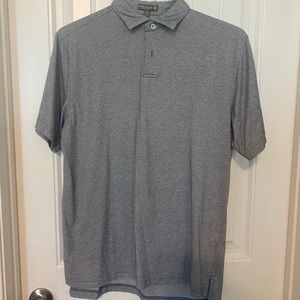 Peter Millar Gray Summer Comfort Polo